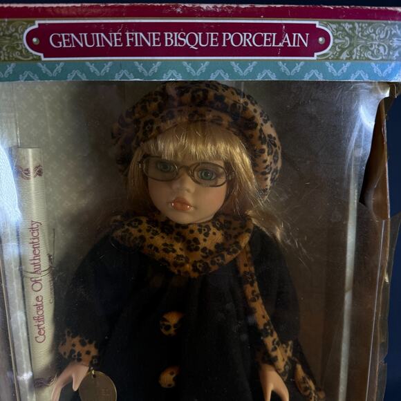 Classic Treasures Special Edition Collectible Porcelain Bisque Doll 16"- - Picture 6 of 9